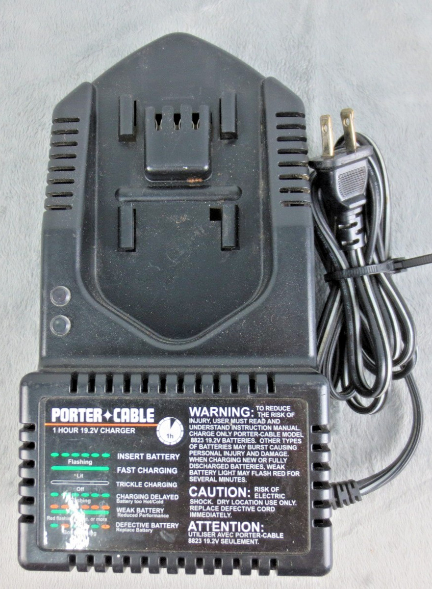 Porter Cable 1 Hour 19.2V Charger Model 8624 for 19.2 Volt Batteries Tested OEM