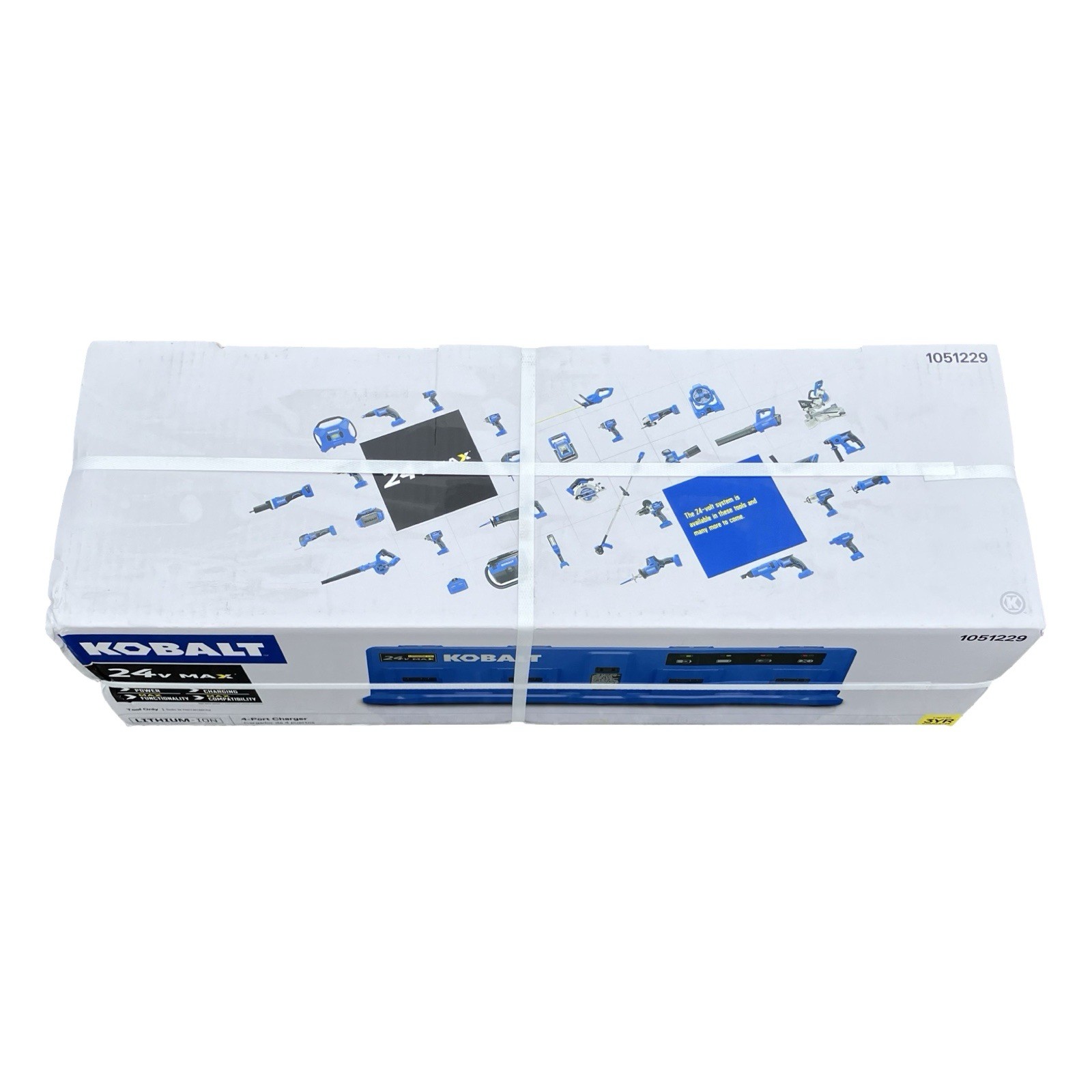 Kobalt 24V MAX 4-Port Charger KRC 2404-03 Blue Multi-Battery New In Box
