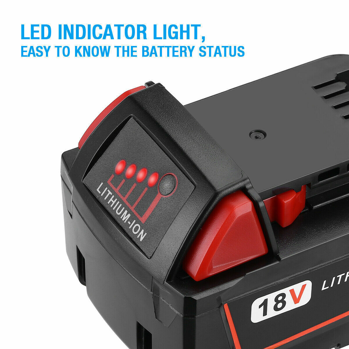 M18 12AH 18V Tool Battery Set Li-Ion For Milwaukee M18B5 48-11-1860 18 Volt US