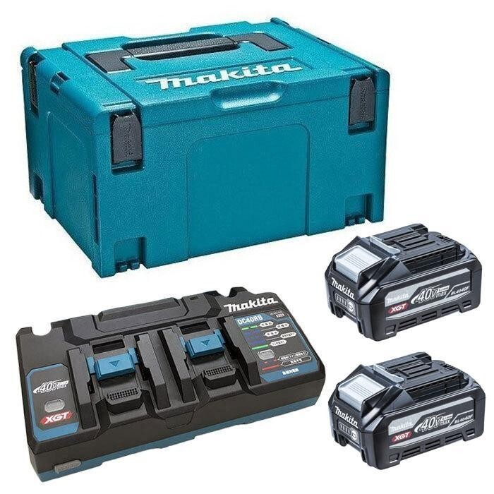 Makita Power Source Kit XGT8 A-74837 (2x BL4040F batteries, quick charger)