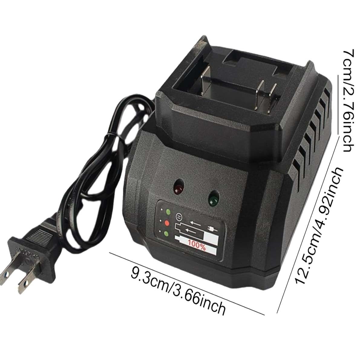 21V Lithium Battery Charger for Cordless Power Tools Universal Fast Charging US