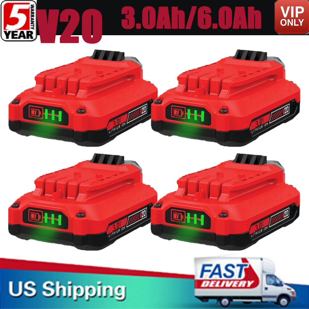 1-4X For Craftsman V20 6.0/ 3.0Ah Li-Ion Battery 20V Max CMCB206 CMCB204 CMCB202