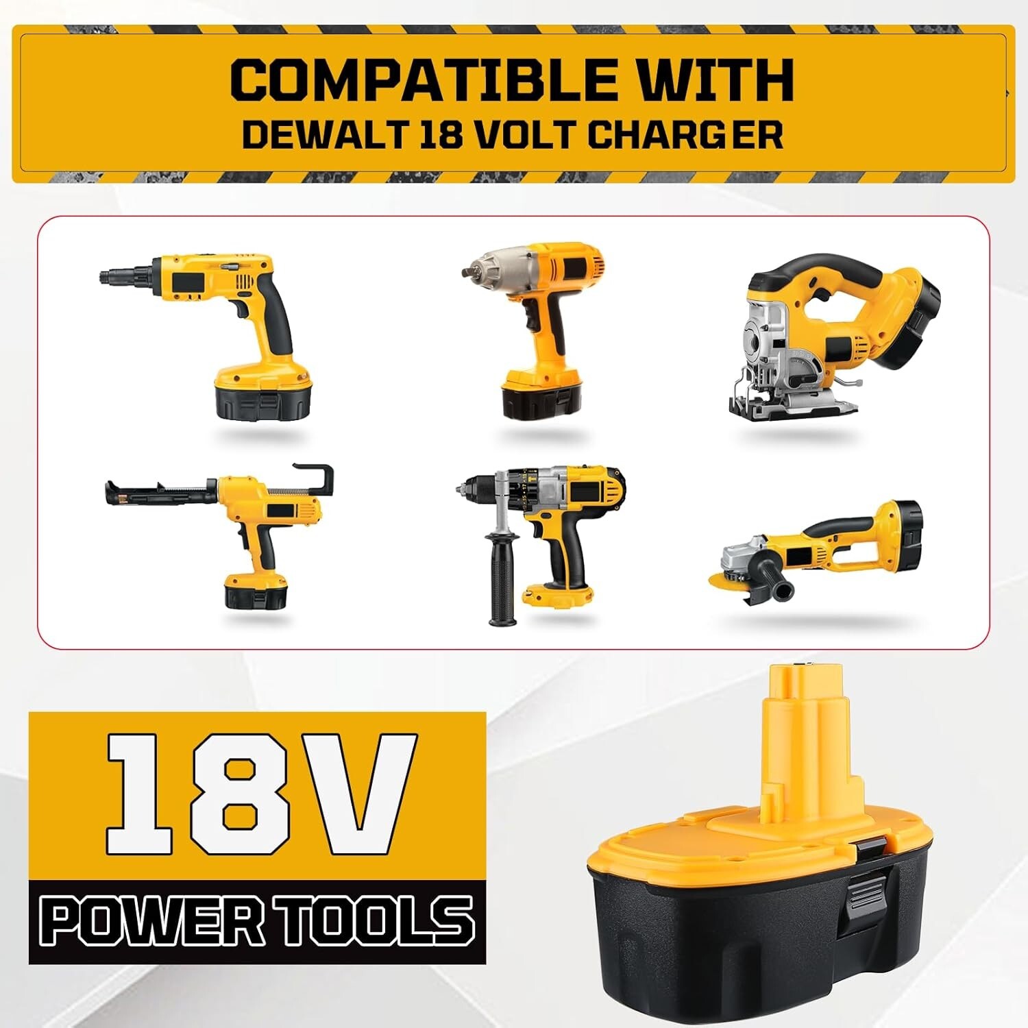 1-2PACK XRP 18V For Dewalt 18VOLT DC9096 DC9098 Ni-MH Battery DC9099 Replacement