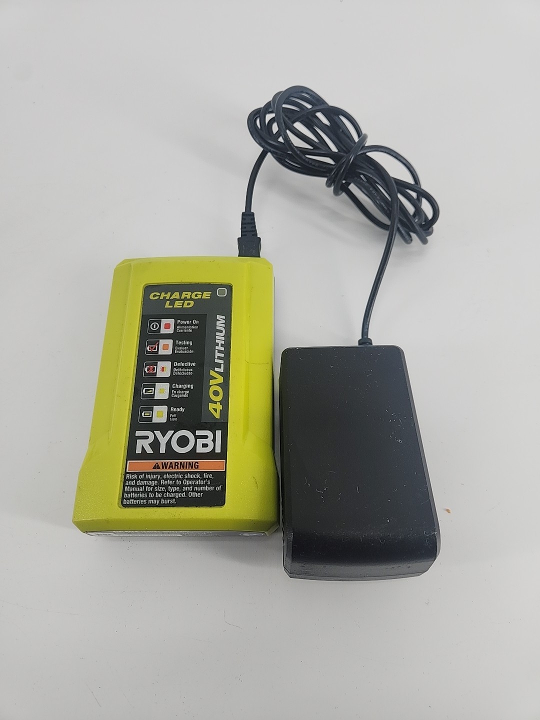 RYOBI 40V Lithium-Ion Charger with USB Port, OP404VNM OEM Replacement