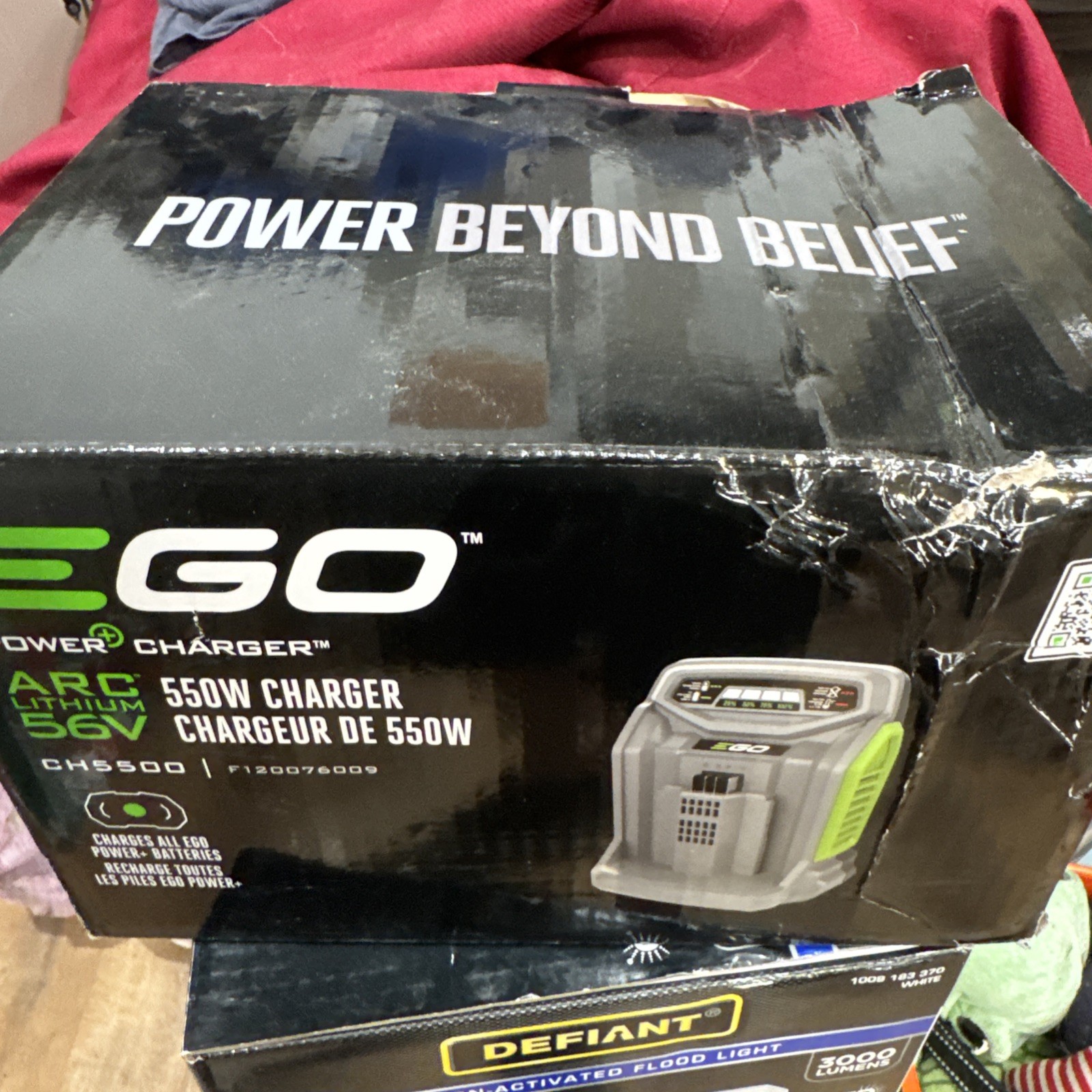 EGO POWER+ 56V CH5500 Rapid Battery Charger 550W Genuine OEM
