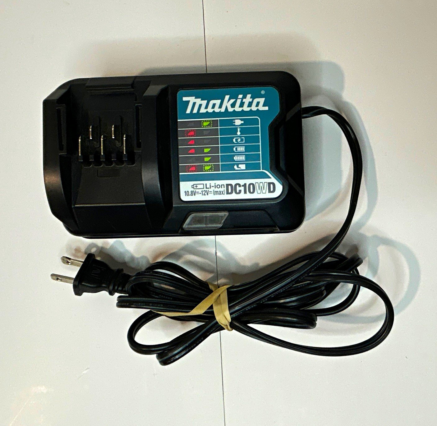 Makita DC10WD 12V Li-Ion Battery Charger w/ Power Cord Black