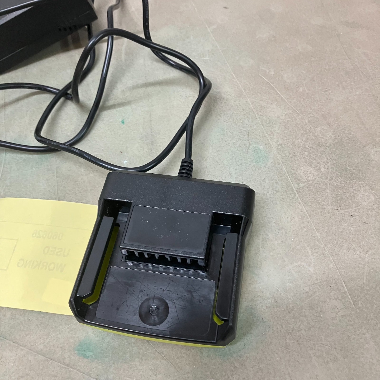 Ryobi 40V Lithium Battery Charger Black/Light Green Corded OEM Tested