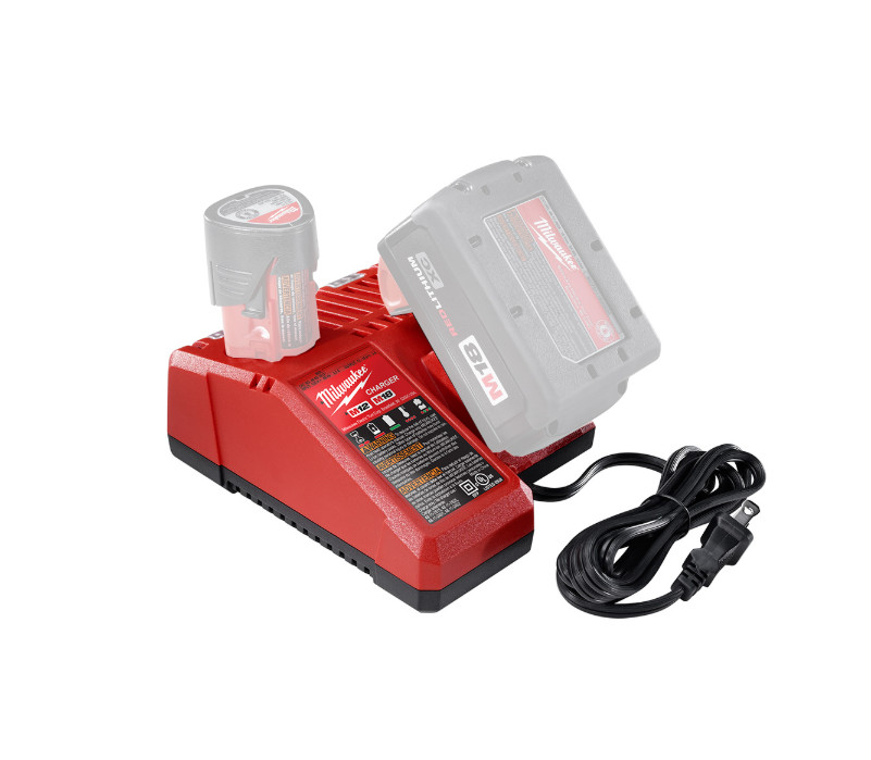 SALE! Milwaukee 48-59-1812 Battery Charger:Multi-Port Charging,For 12V DC/18V DC
