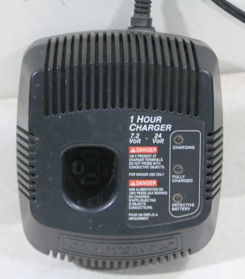 TESTED Craftsman 7.2V-24V Genuine OEM NiCd ONLY Battery Charger 1425301