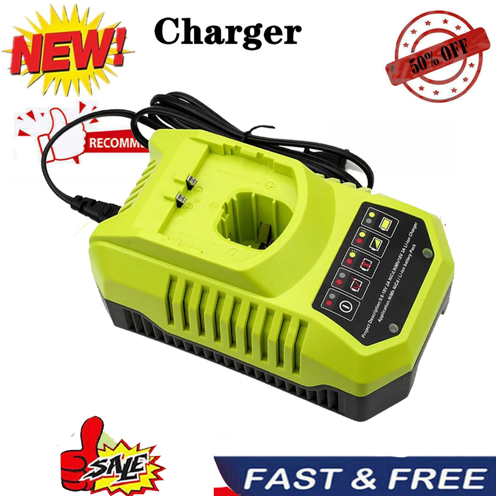 NEW P117 Rapid Charger for Ryobi 18V One+ Plus Batteries P108 P189 P190 PBP004