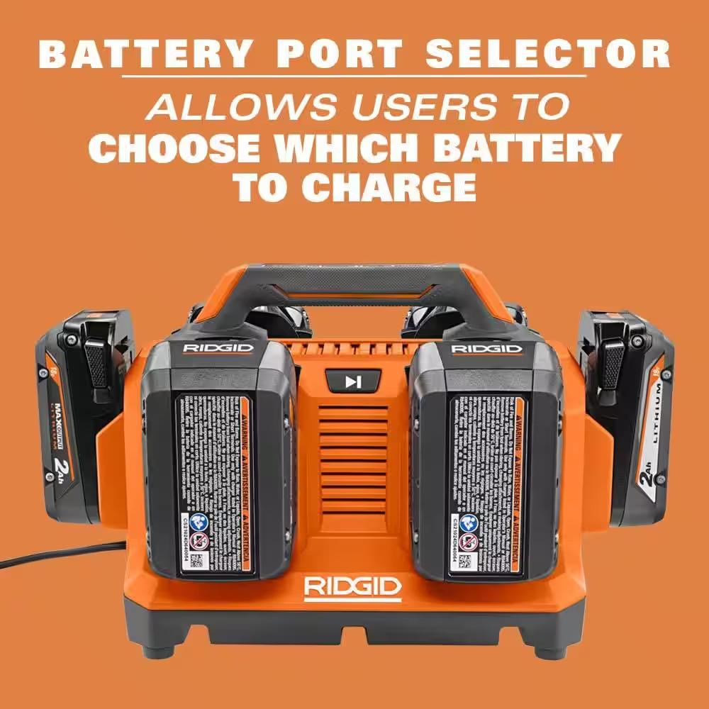 18V 6-Port Sequential Charger