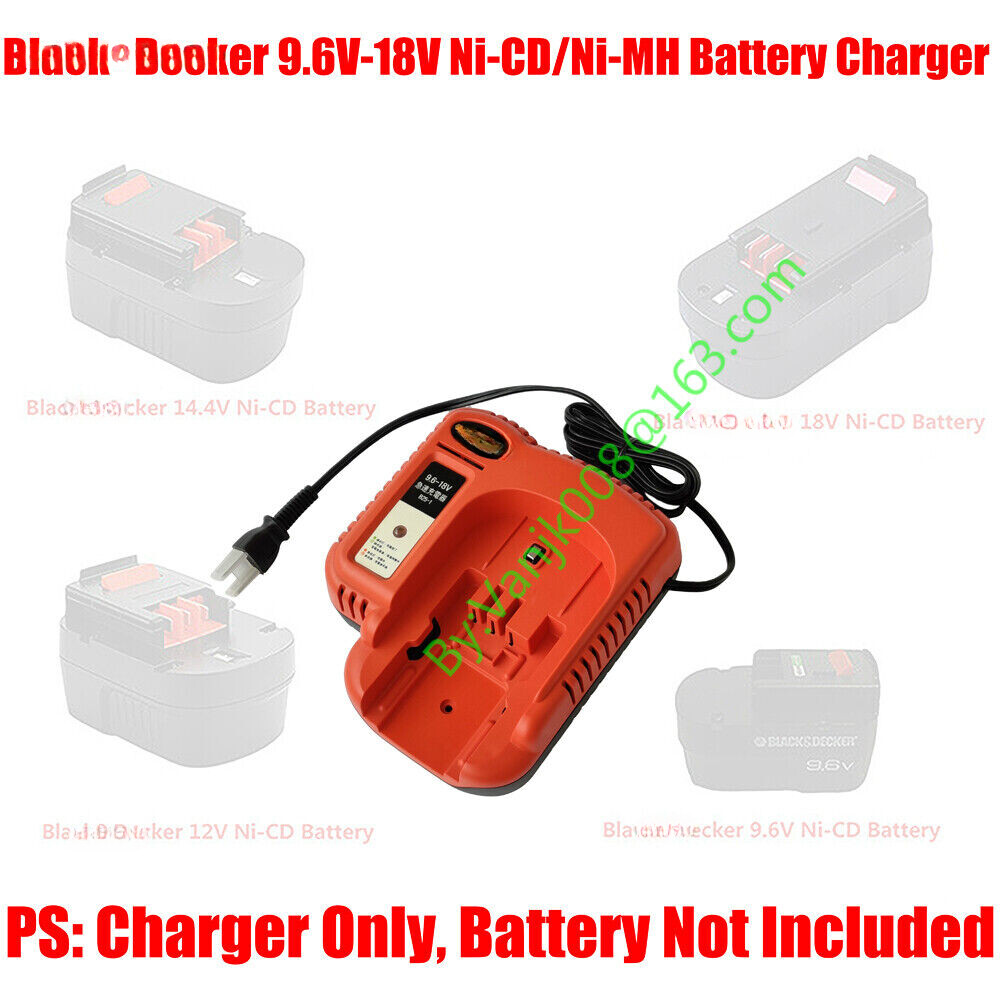 1 for Black&Decker 9.6V-18V Ni-CD/Ni-MH Battery Quick Original Charger (AC 100V)