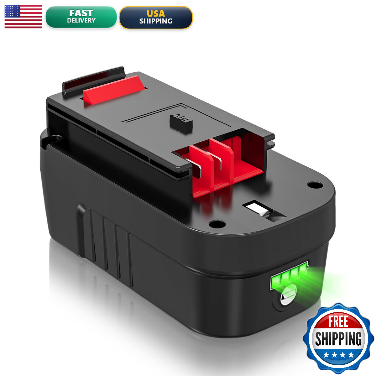 Xeanerol 18V 7.0Ah Hpb18 Lithium Battery Replacement For Black And Decker 18V