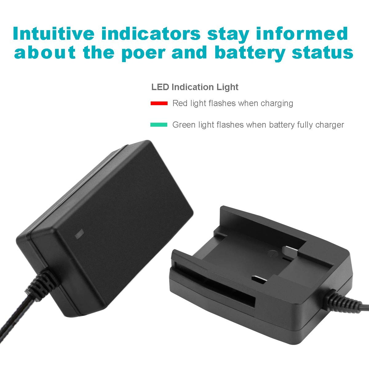 18V Charger For Worx WA3512.1 WA3512 WA3525 WA3520 WG180 WG166 Li-ion Battery