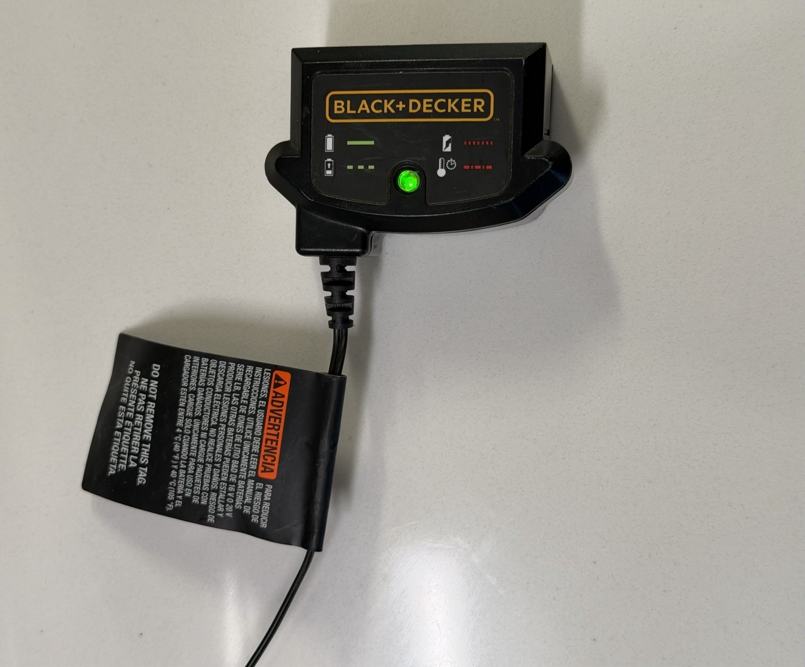 Black And Decker LCS1620b 12V/20V Lithium Ion Battery Charger Power Tool Charger