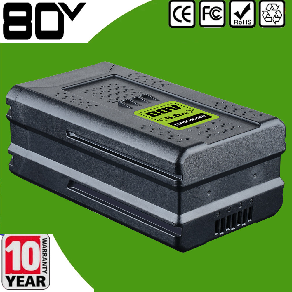 NEW 8.0Ah 80V Lithium-ion Battery For Greenworks PRO 80V GBA80200 GBA80600