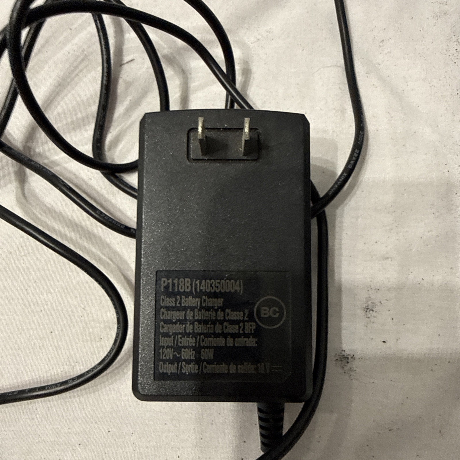 USED – Ryobi ONE+ P118B | 18 Volt Lithium Ion Battery Charger Charger Only