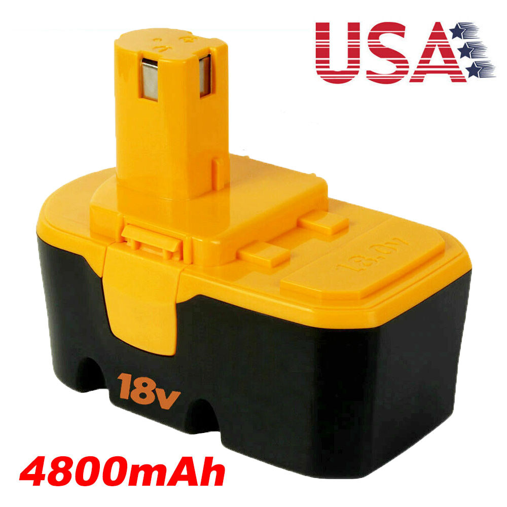 NEW For Ryobi 18V P100 PLUS 4800mAh 18 Volt NI-MH Battery P101 13022 ABP18