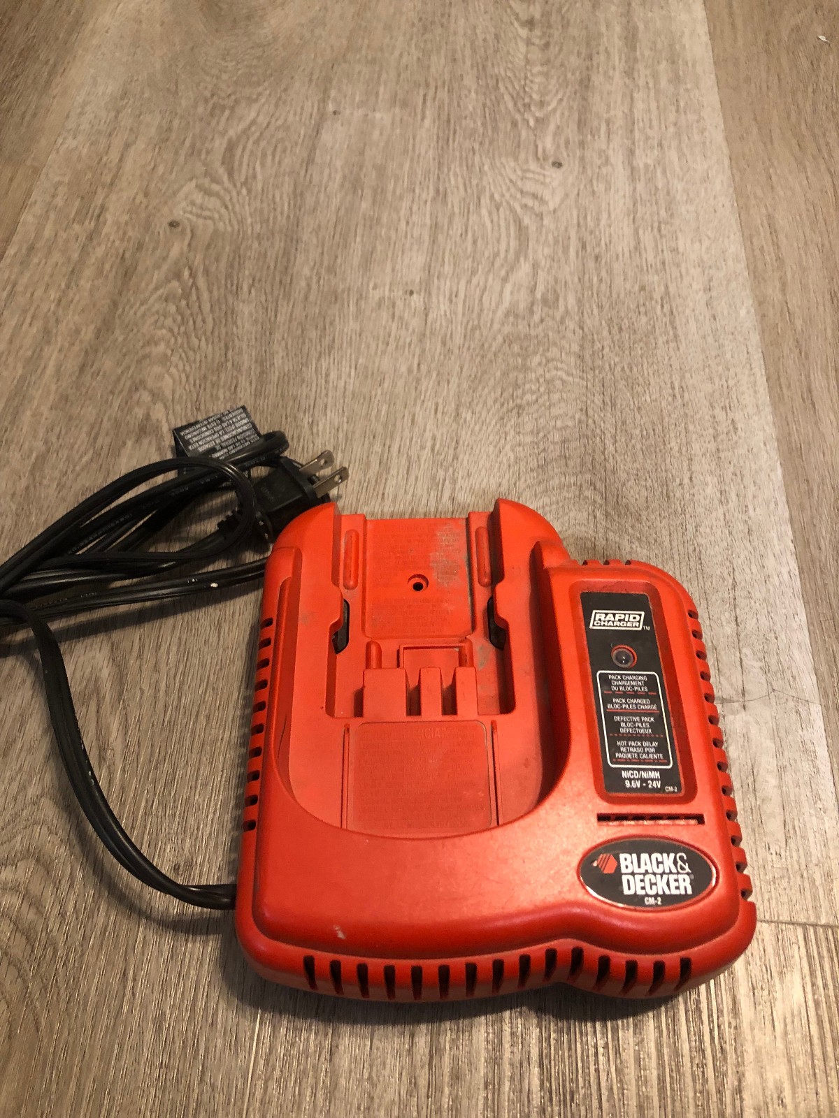 Black & Decker 9.6V – 24V Firestorm Rapid Battery Charger 1 Hour BDFC240