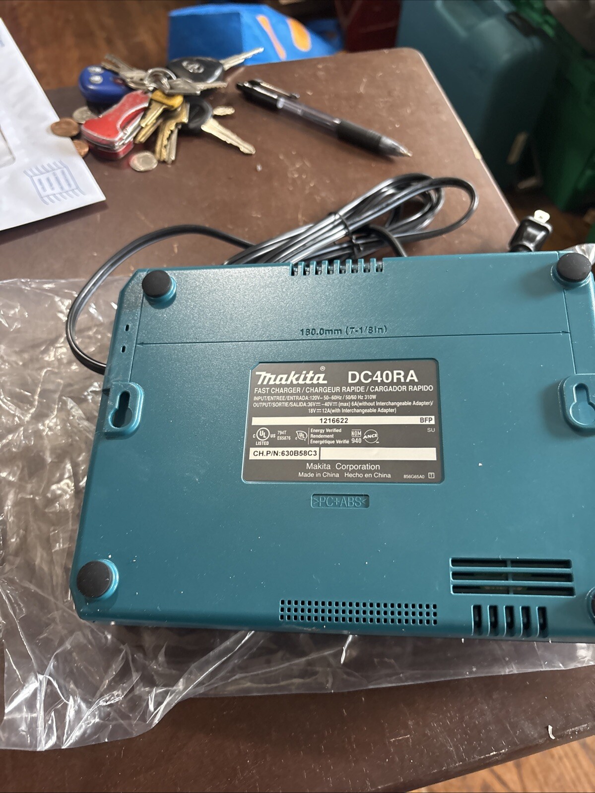 Makita DC40RA 40V Max XGT Rapid Optimum Charger – New