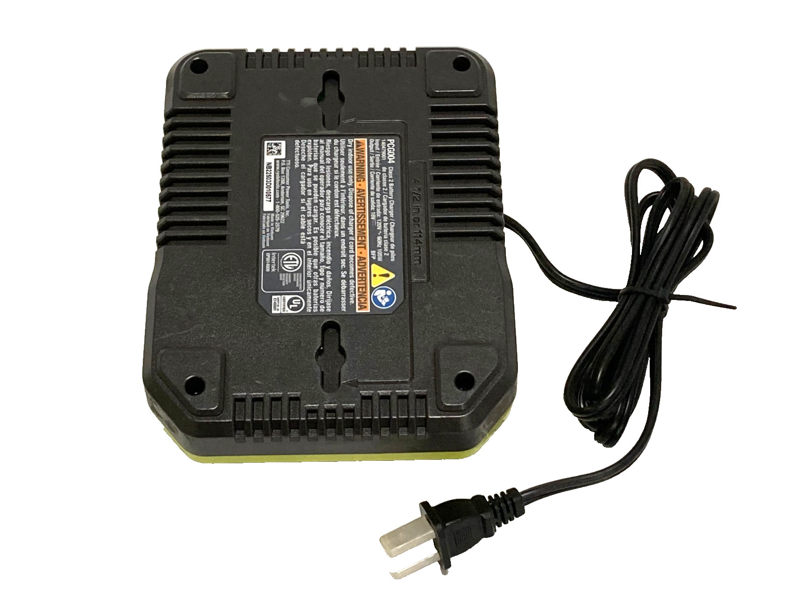 Ryobi One + Lithium – Ion Fast Battery Charger with LED Indicators PCG004