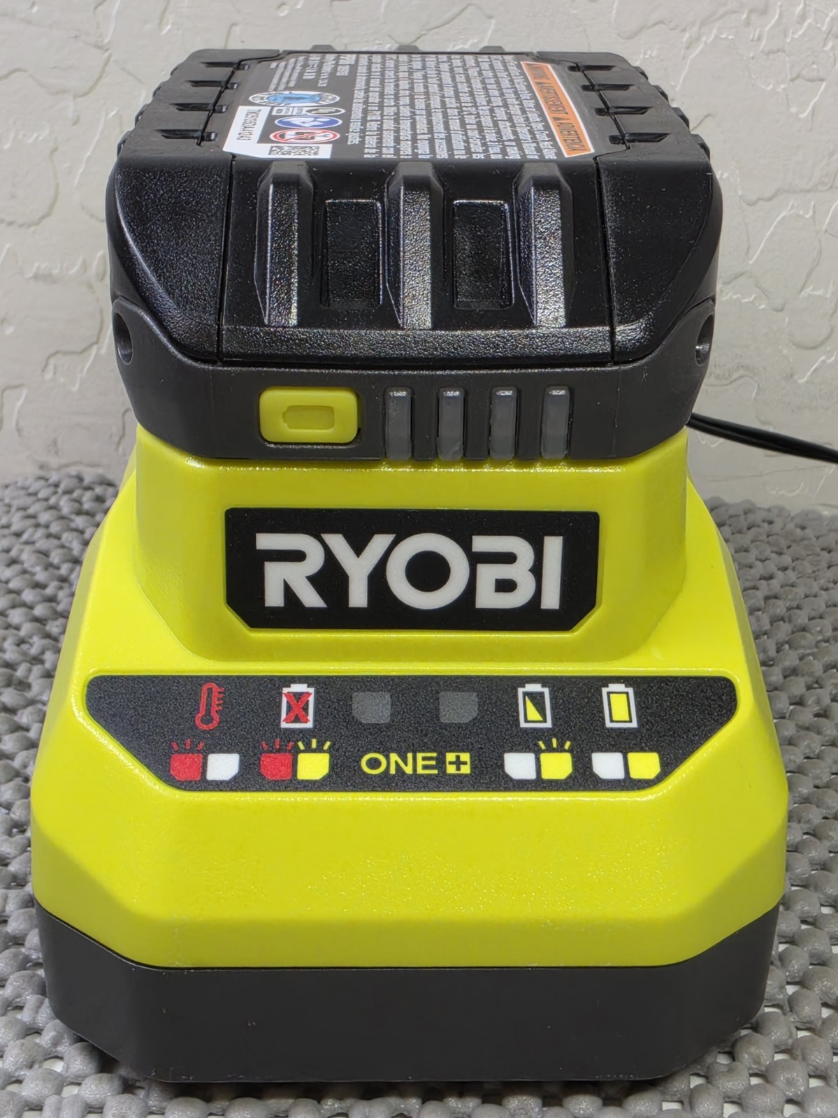 Ryobi PCG002 18V ONE+ Lithium-Ion Charger with New 2Ah Ryobi Battery PBP006