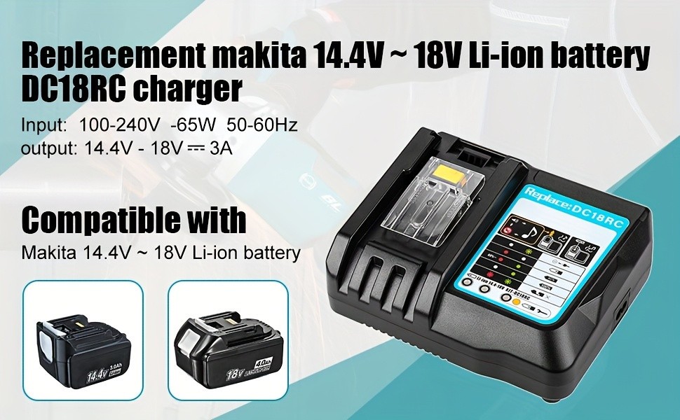 Smart Fast Charger Station with Screen Monitor For LXT Lithium Battery