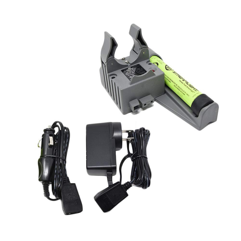 Streamlight Stinger Piggyback Smart Charger Holder Battery Ac Charge 12V Dc Car