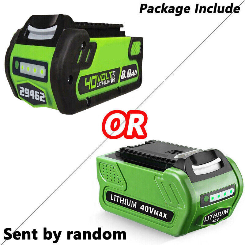 40V For Greenworks G-MAX Lithium Battery 29472 29462 29252 20202 40 Volt 6000mAh
