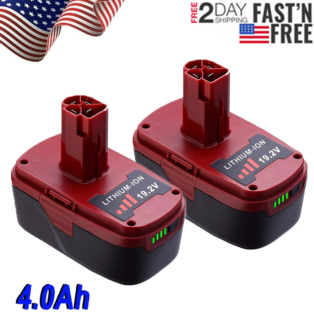 2x For Craftsman PP2030 C3 4.0Ah 19.2V Lithium-Ion XCP Battery 11375 130279005