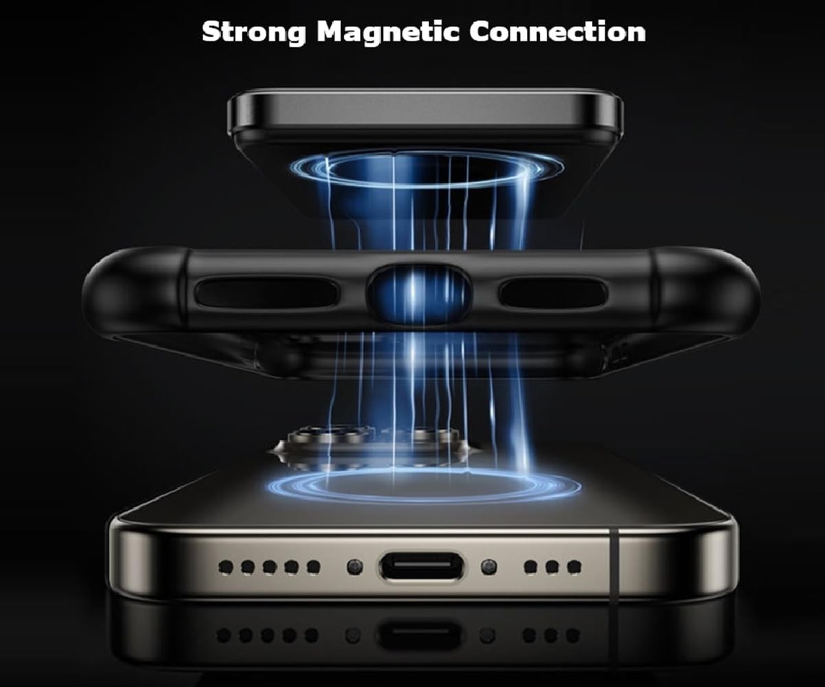 COMPAZZ Ultra Slim Magnetic Power Bank for iPhone, 0.3″ 5000mAh 20W, for Magsafe