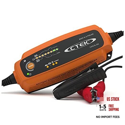 MUS 4.3 Polar 12 Volt – 4.3 Polar Battery Charger – Fully Automatic
