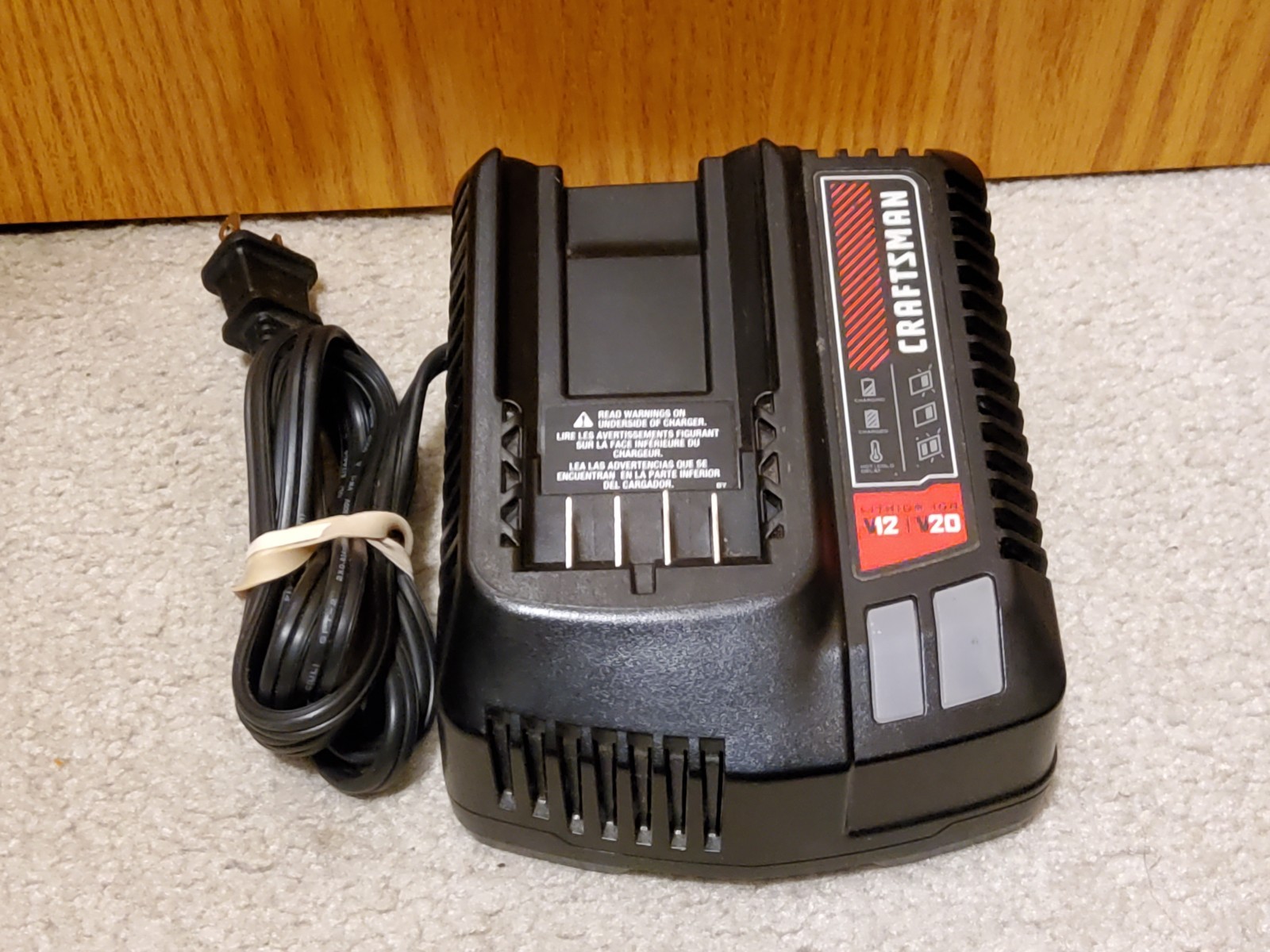 Craftsman CMCB204 CMCB102 20V 4.0 Ah Lithium Ion Battery & Charger Kit Tested