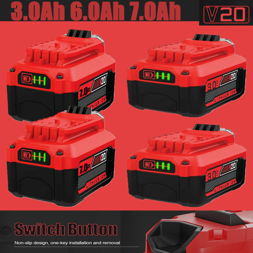 1-4X 20 Volt MAX V20 Lithium Battery CMCB204 CMCB202 CMCB201 TOOL For Craftsman