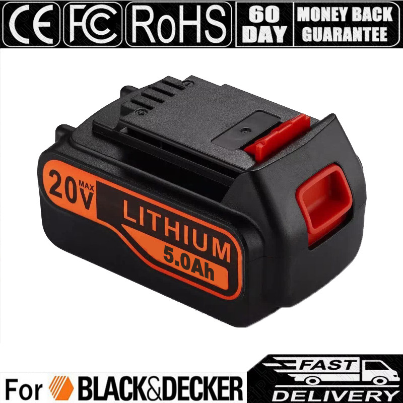 5.0Ah 20V LB2X4020 Battery FOR Black and Decker 20V MAX Lithium LBXR20 LBX20 US