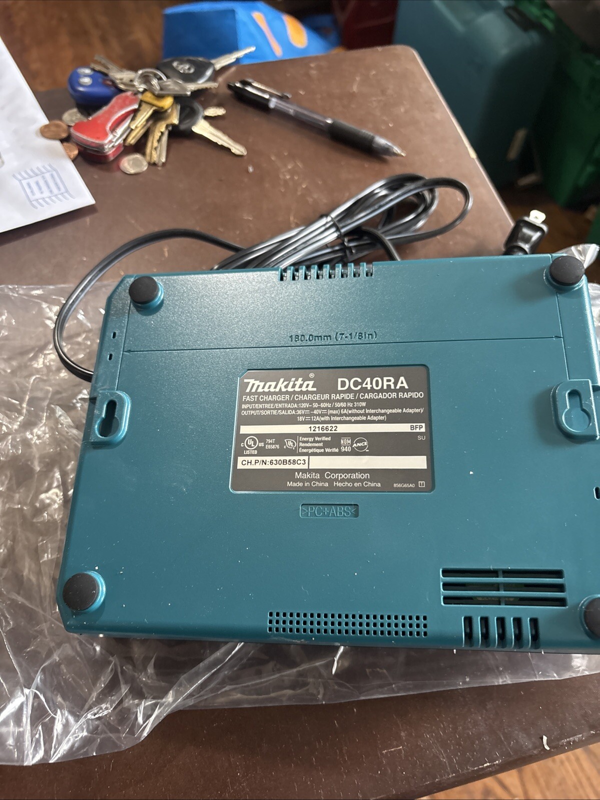 Makita DC40RA 40V Max XGT Rapid Optimum Charger – New