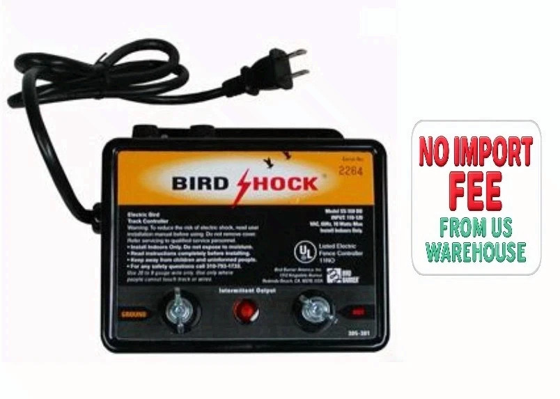 Bird Shock Charger 1.2KV AC 110V Electric Bird Deterrent Power Supply Unit