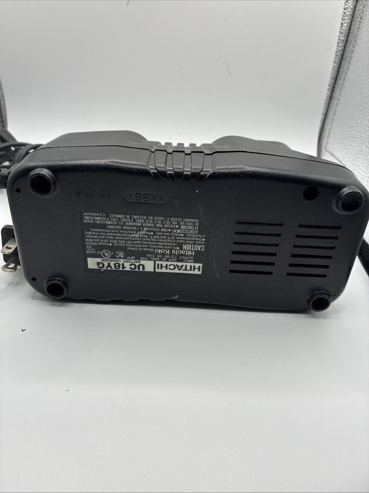 Hitachi Koki UC18YG 7.2-18V Nickel-Cadmium (NiCd) Power Tool Battery Charger
