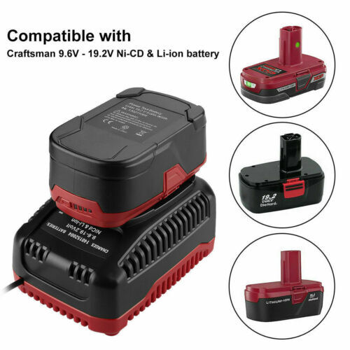 9.6-19.2Volt C3 Battery Charger for Craftsman Lithium NiCD NiMH DieHard 13239003