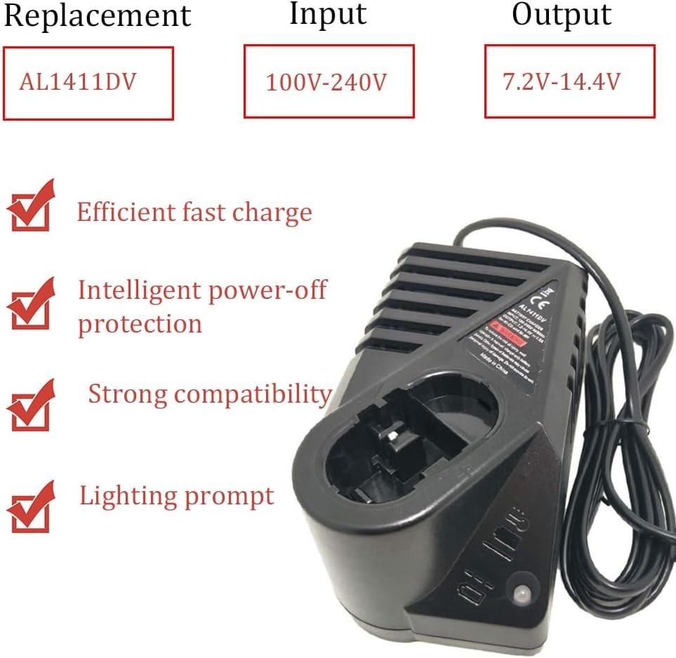 Bosch Ni-CD Ni-MH Battery Charger 7.2V-18V with LED Indicator – / Certified
