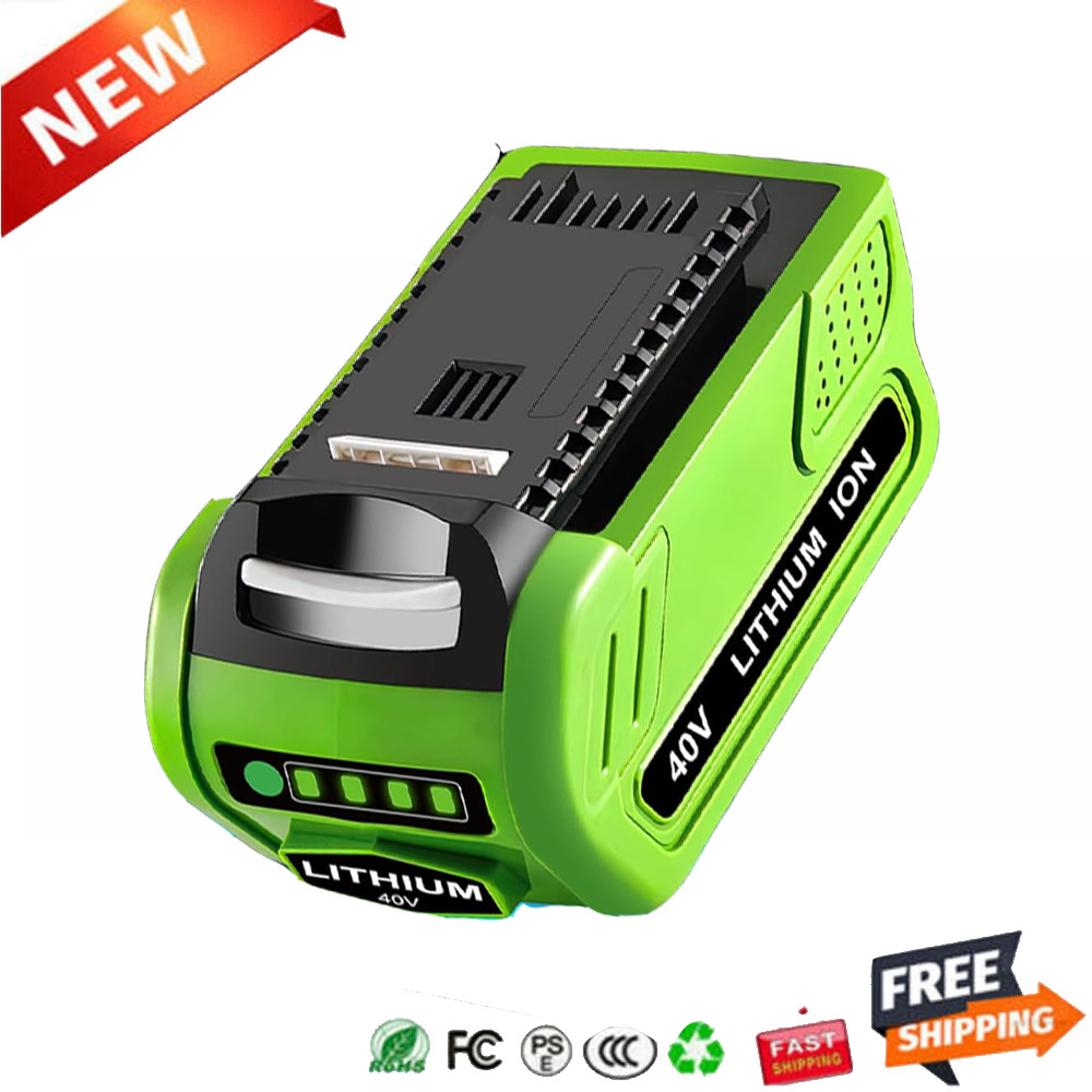40V 8.0Ah For Greenworks G-MAX Lithium Battery 29472 29462 29252 20202 40 Volt