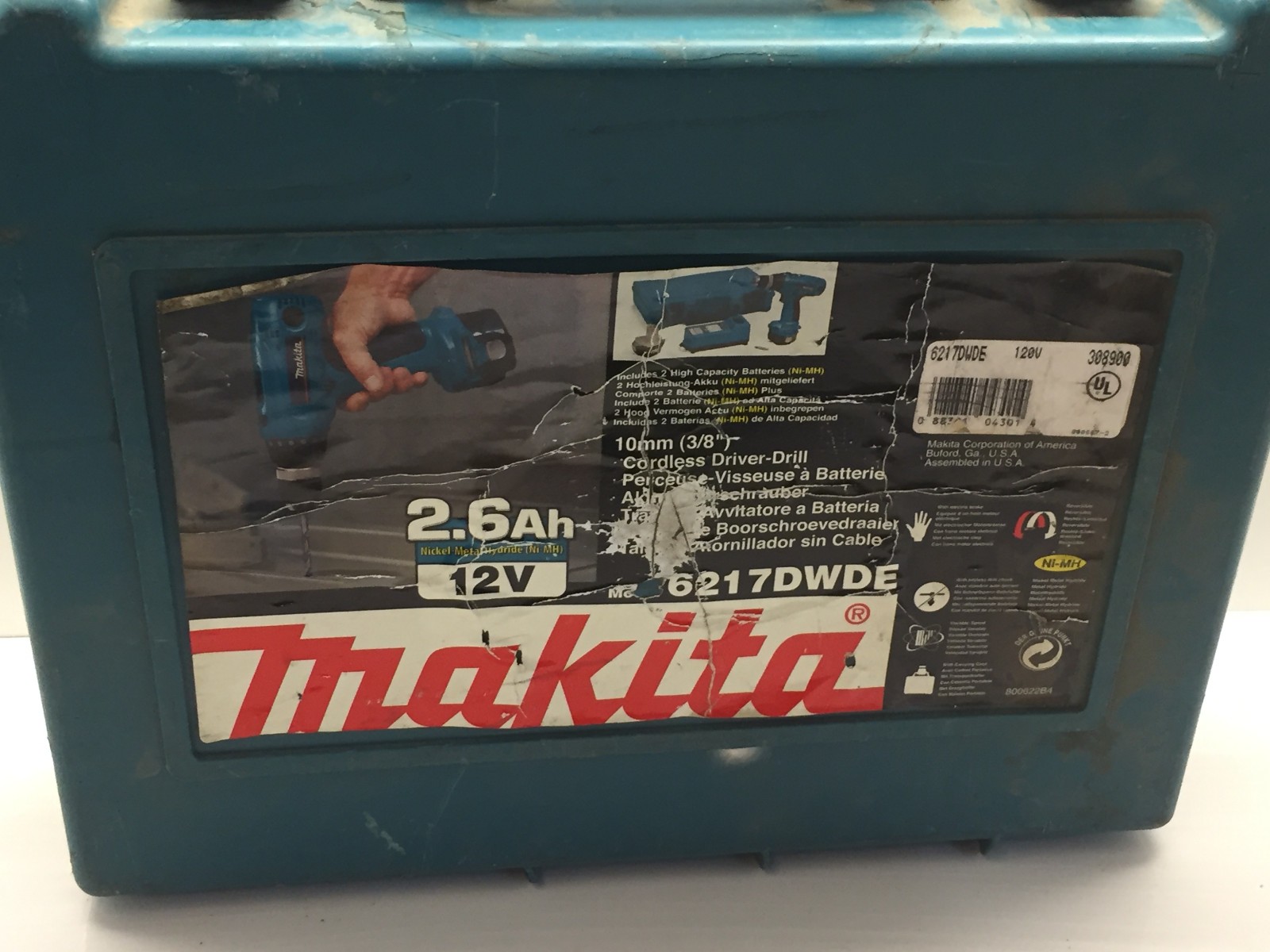 LOT of 4x Makita DC1414T 7.2V – 14.4V Battery Chargers with Case 6217DWDE
