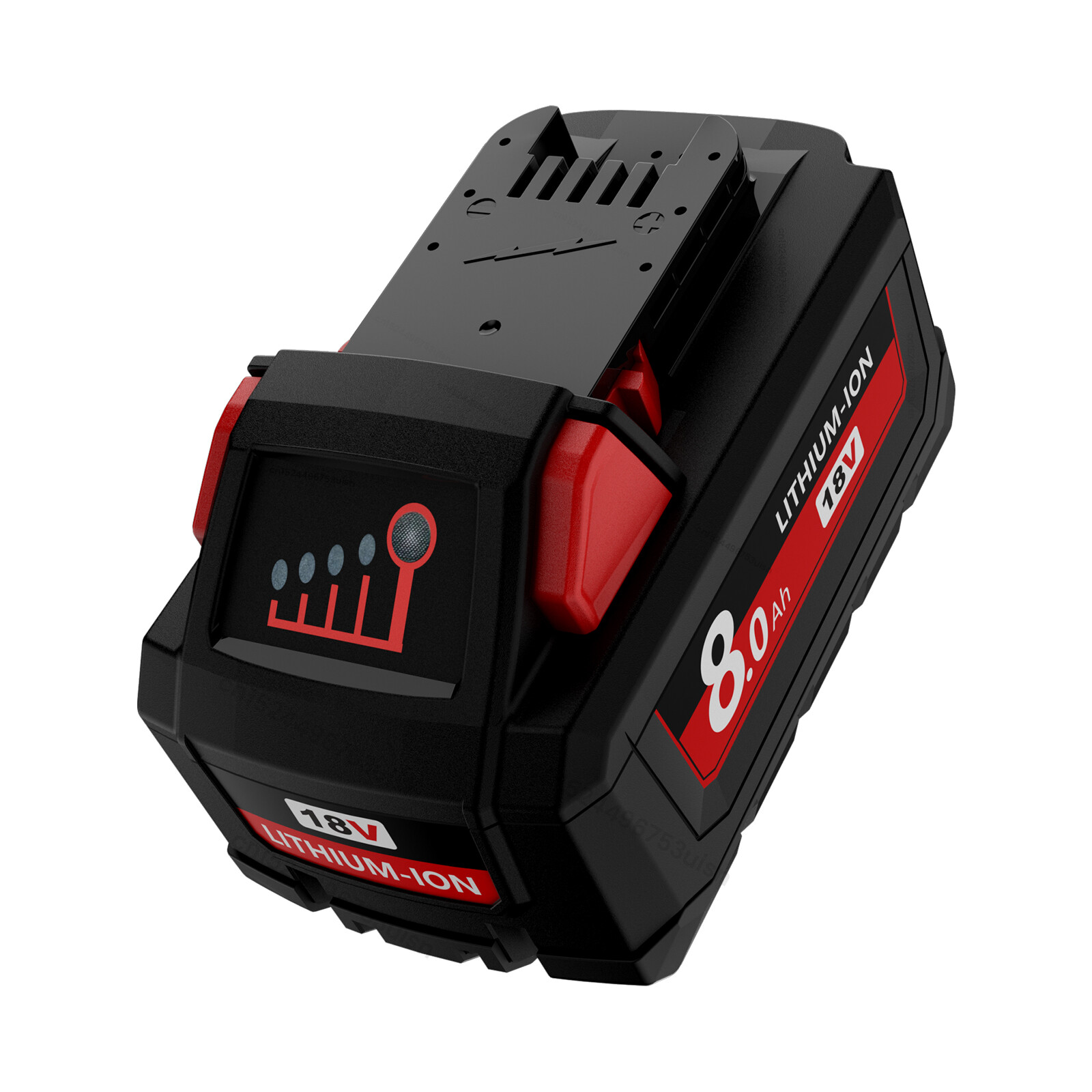 2x For Milwaukee 18v M18 Lithium 8.0 AH Extended Capacity Battery 48-11-1860 ??