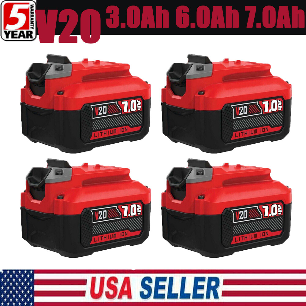 1-4X For Craftsman 20 Volt MAX V20 Lithium Battery CMCB204 CMCB202 CMCB201 TOOL