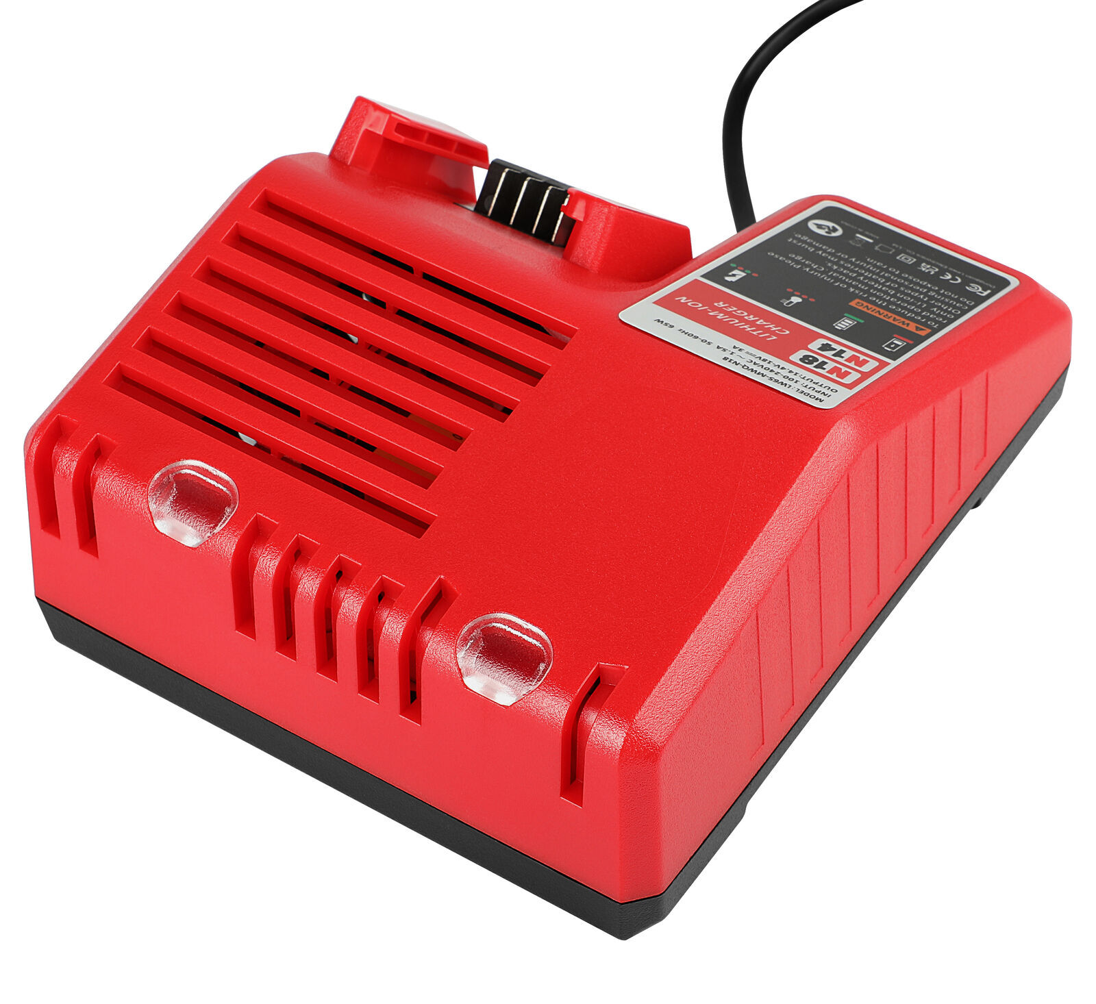 For Milwaukee for M18 18V Battery Charger 48-59-1812 Lithium 1860 48-11-1860 USA