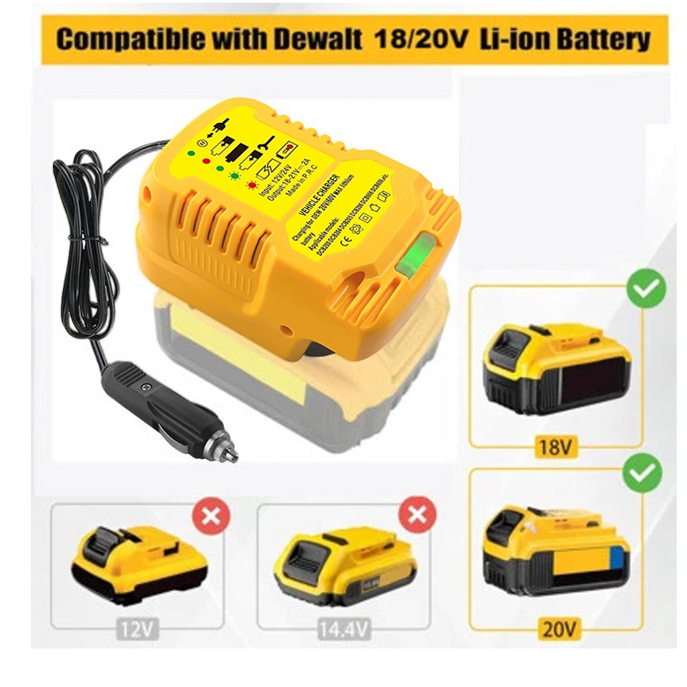 1PC Battery Charger For Dewallt 18V/20V max lithium Battery