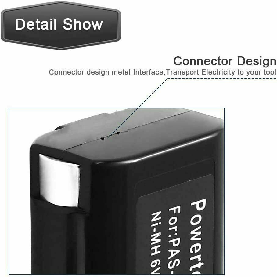 4000mAh/4800mAh For Paslode Impulse 6V 404717 Ni-MH Battery Nailer 900400 900420