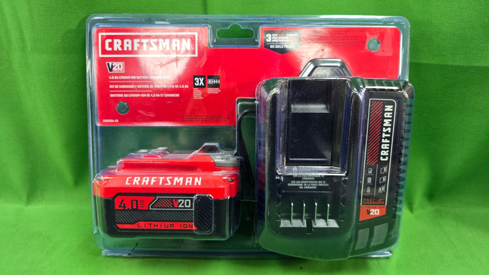 Craftsman CMCB204-CK Lithium-Ion Power Tool Battery NEW (E13)