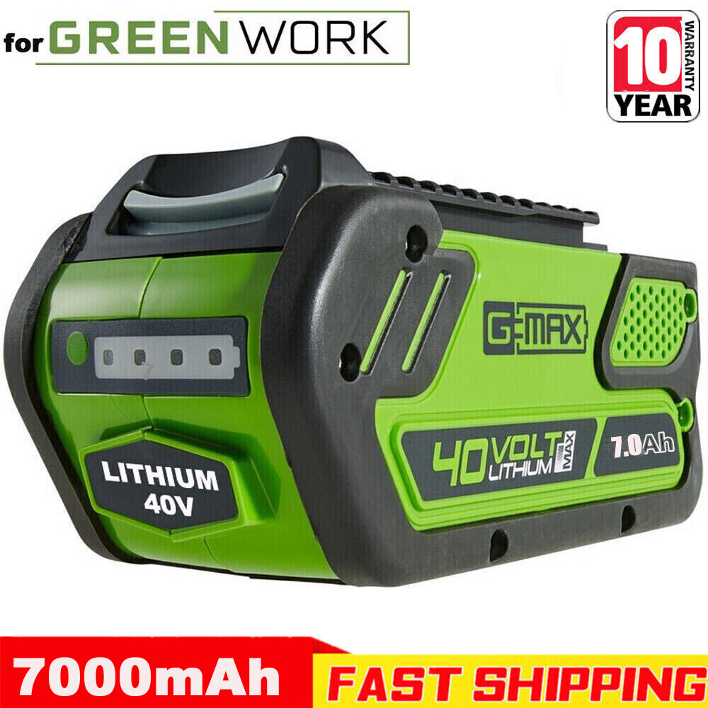 6.0Ah For Greenworks 40V Lithium G-MAX Battery 29462 29482 29252 29472 Cordless