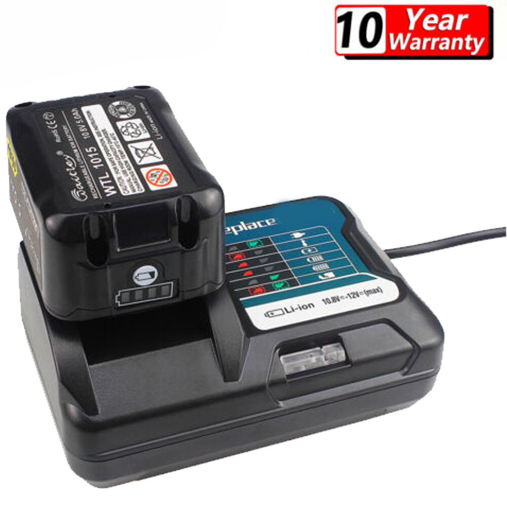 12V 10.8V For Makita Li-ion BL1021B BL1015 BL1016 BL1041B DC10WD Battery Charger
